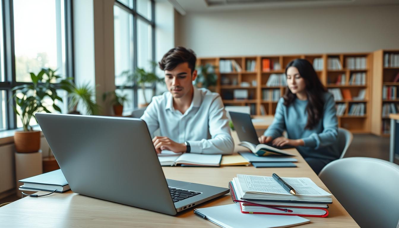 Organized exam preparation notes and academic planner